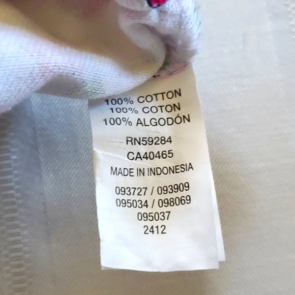 Children's Place White Denim Floral Snap Button Jacket Toddler Girls 3T - Picture 8 of 8